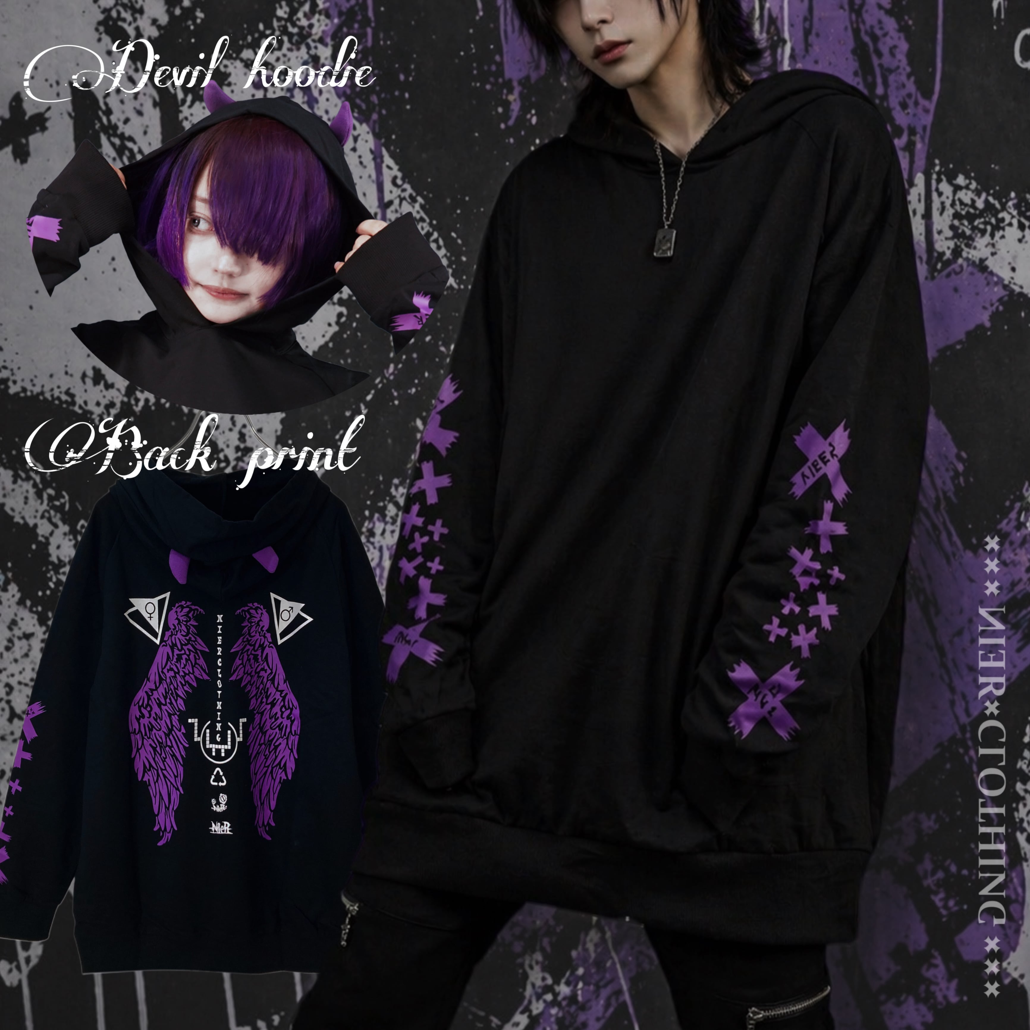 【専用】Nik kosmas MUSCLE 2 GIRL HOODIE 限定 NIK KOSMAS / ニックコスマス - MUSCLE 2 GIRL HOODIE with Amanda del