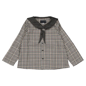 【予約/送料無料】Shirt MONGE - gray collar / Maison Marelle