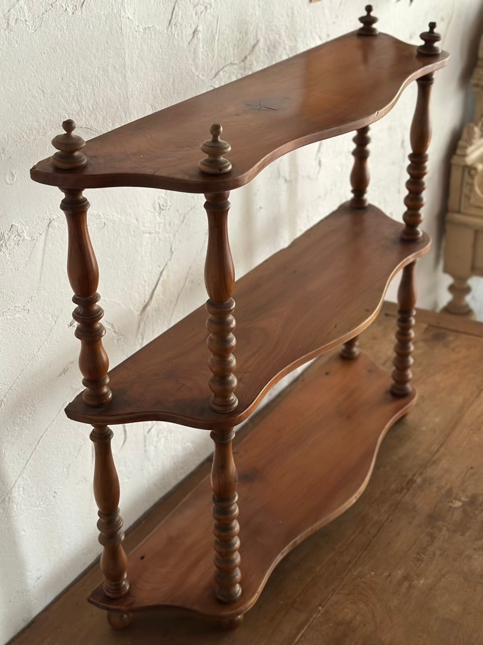 木製三段オープンシェルフ 卓上棚 | Brocante de La Cocotte