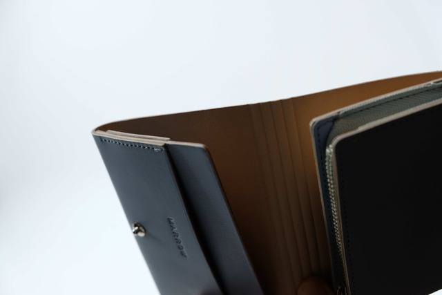 MARROW/MA-AC3301 COMPACT WALLET BLACK,AWAFUJIIRO