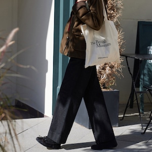 slim retro straight denim pants