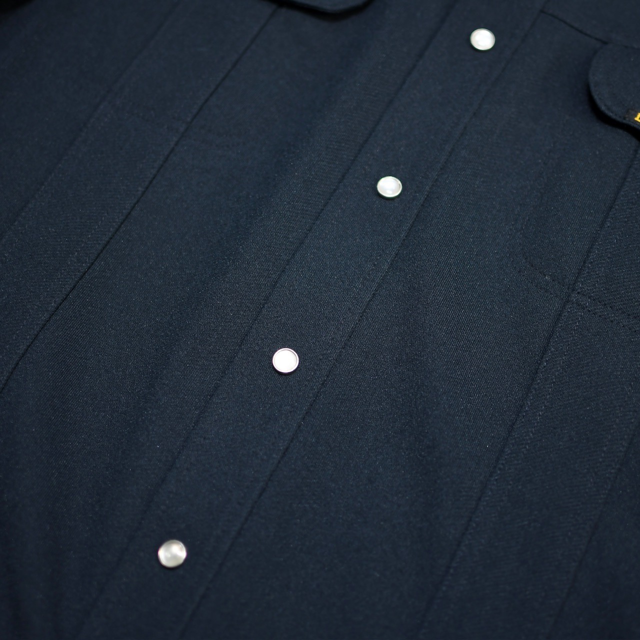 70's LEE custom short length tracker jacket navy
