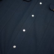 70's LEE custom short length tracker jacket navy