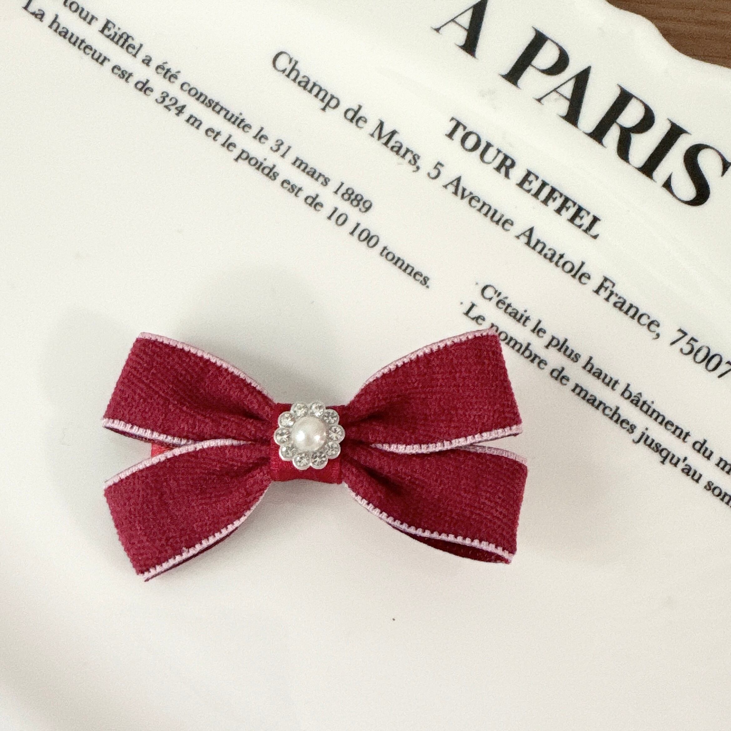 パールビジュリボンパッチン