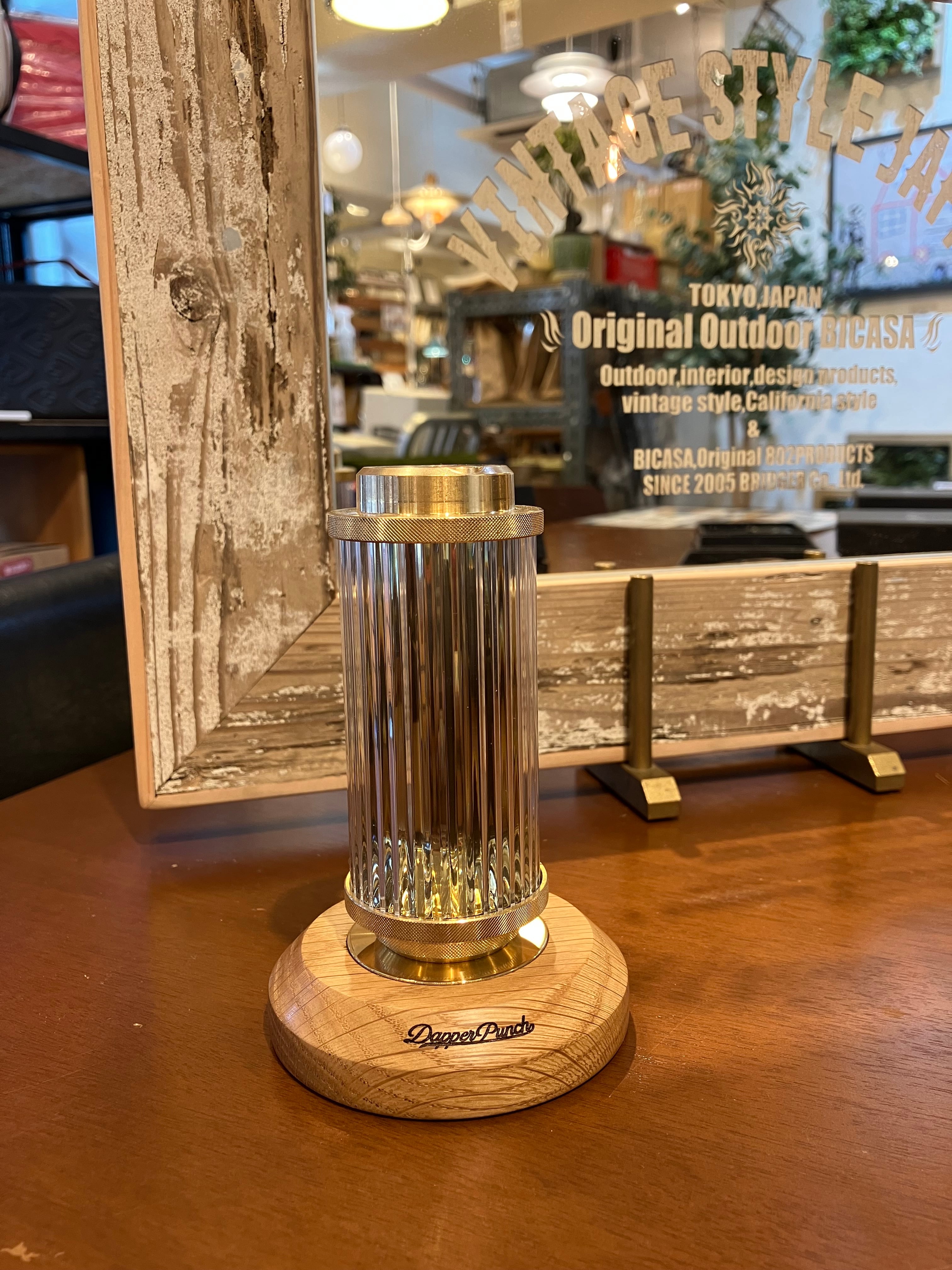 ランタンベース 80 OAK Dapper Punch 木製 ランタンベース ランタン