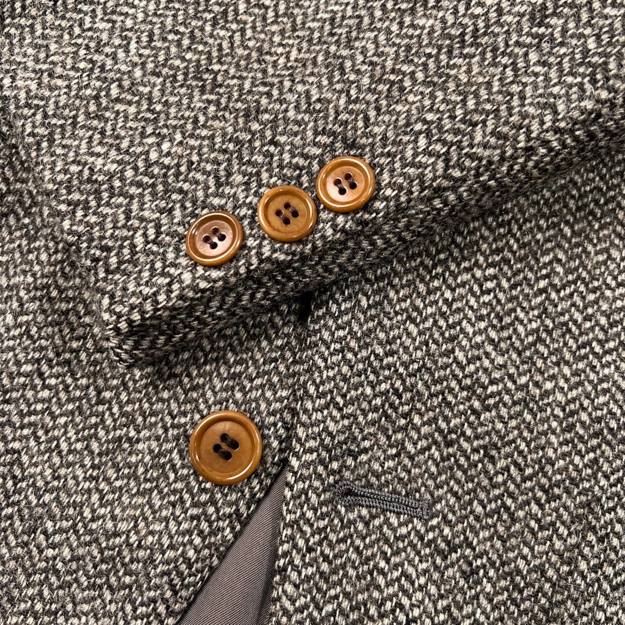 90s BARBICHE バルビッシュ メンズビギ MEN'S BIGI イタリア製生地 ツイード 2B テーラードジャケット サイズ 44 /ビンテージ