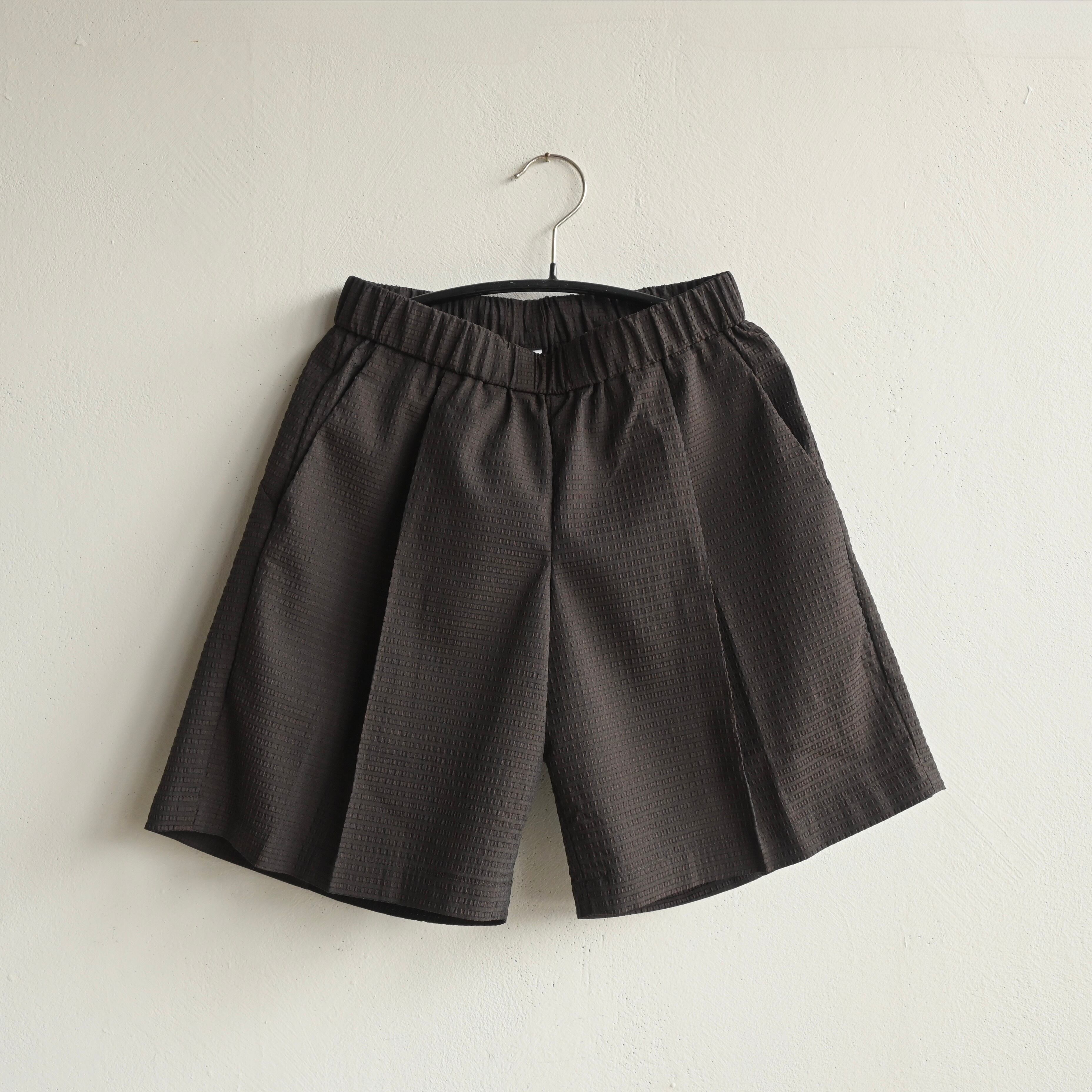 《MOUNTEN. 2026SS》air sucker half pants / coffee