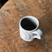 齊藤十郎　コーヒーカップ（指描き）
