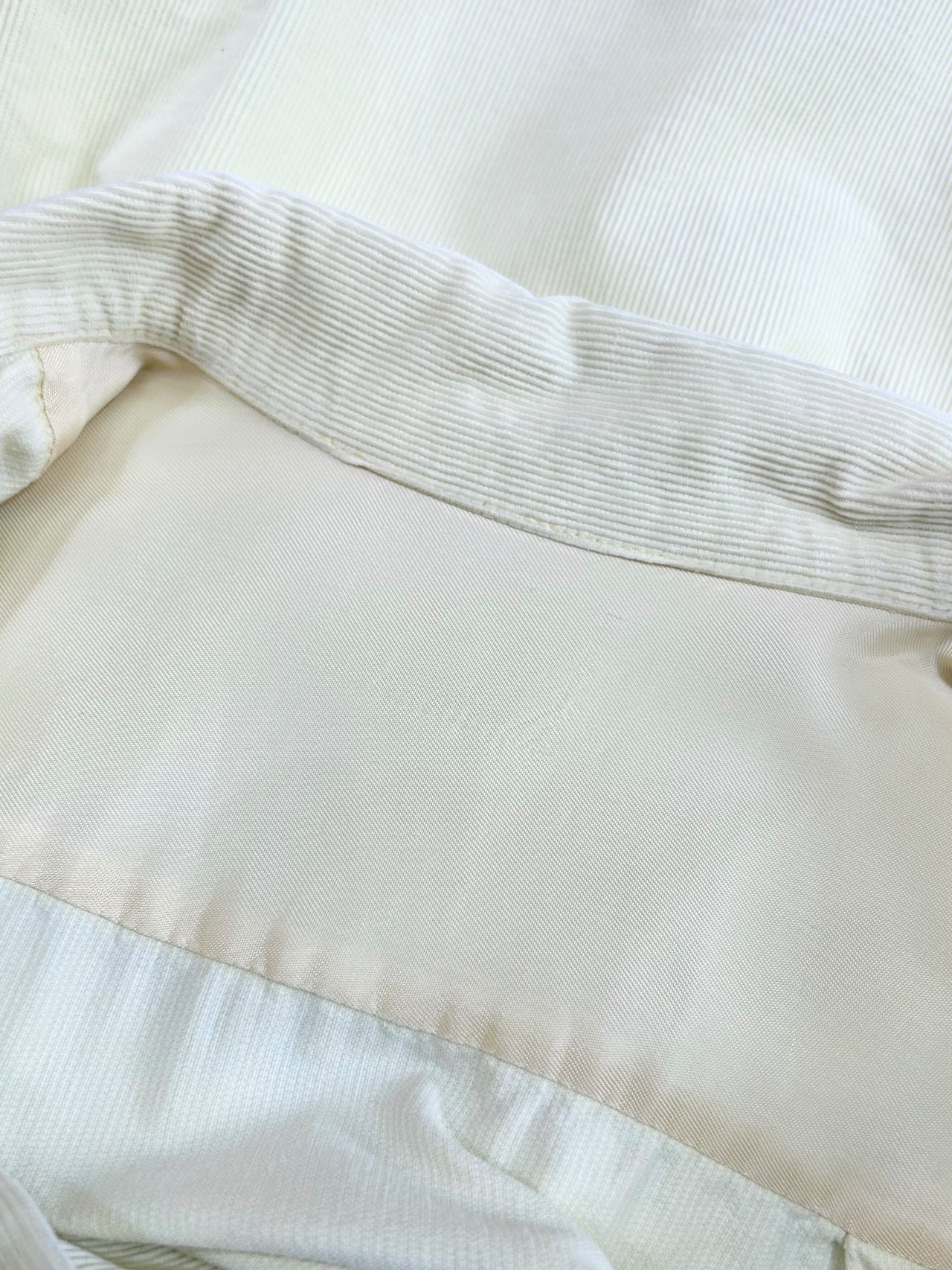 40〜50s CORDUROY OPEN COLLAR SHIRT Size M程