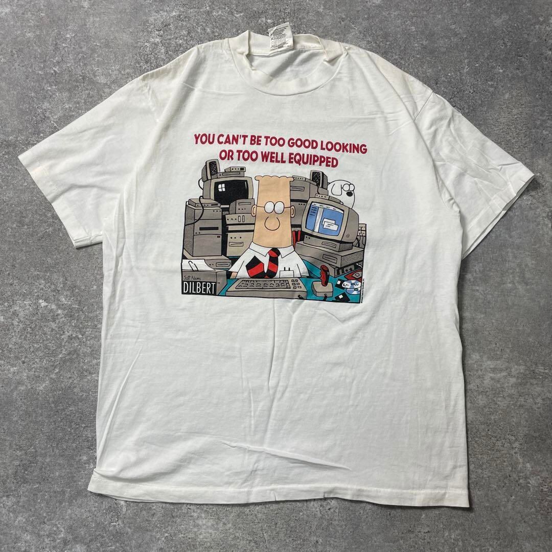 90s USA製 DILBERT Print 漫画 vintage Tシャツ