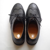 Tomo&Co  WING TIP  BLACK SHRINK TMTK-S-0029SH