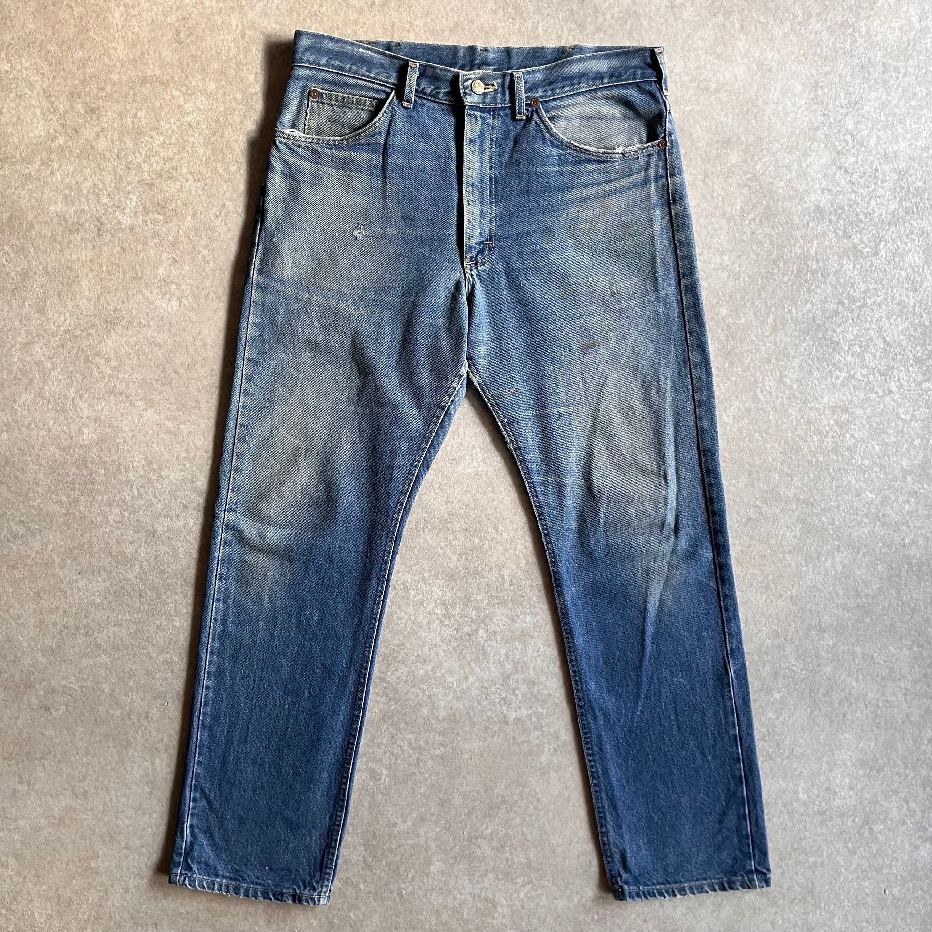 1970s Lee 200‐0147 Denim Pants W36 L32 Made in USA