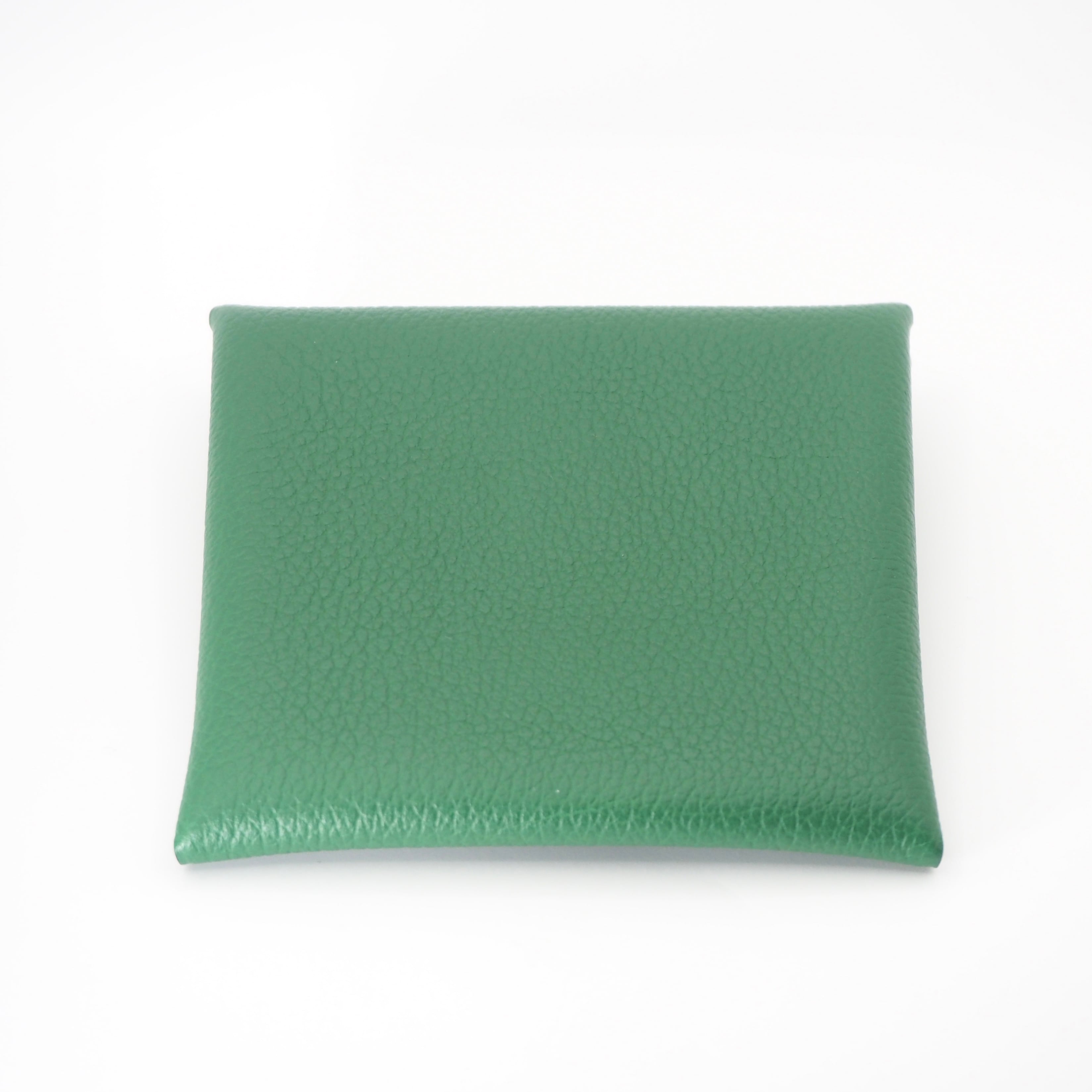 HERMES バスティア コインケース グリーン ゴートスキン エルメス 付属