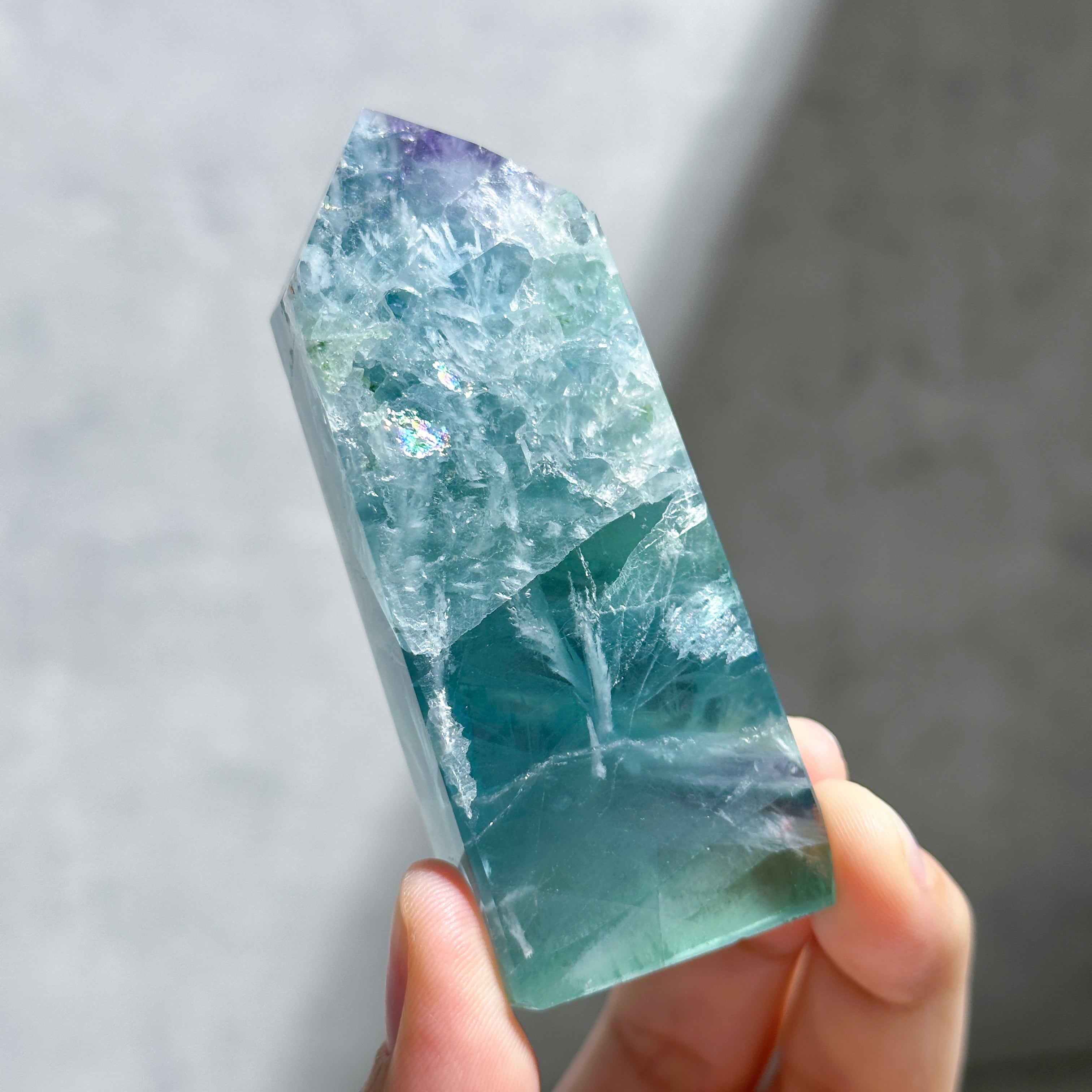 エンジェルフェザーフローライトタワー型12◇ Angel Feather