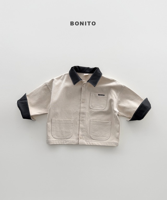 leather collar jacket【BONITO】※9月中旬発送予定