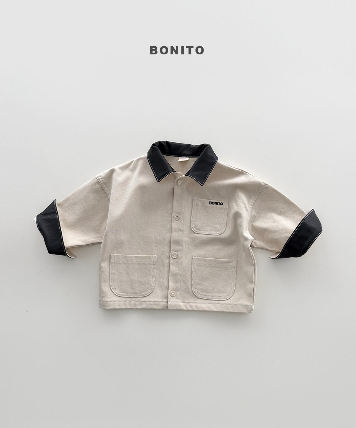 leather collar jacket【BONITO】※9月中旬発送予定