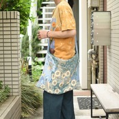 kroneko original sun flower rug shoulder bag