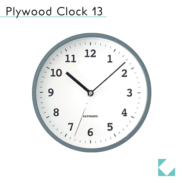 秒針が滑るように動く加藤木工KATOMOKUアナログ電波時計 電波時計 | 加藤木工株式会社 online shop