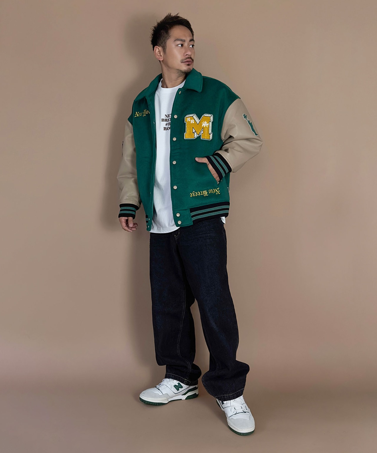 RRM BIG STADIUM JACKET［REJ097］