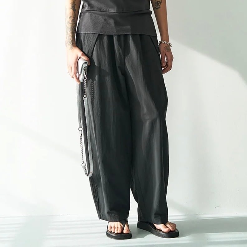 YENN WAIST RIB CURVE PT ワイドパンツ 38 YENN 】 WAIST RIB CURVE PT | valance 福井｜レディース セレクト