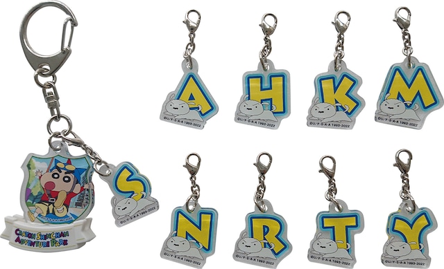 イニシャルキーホルダー【クレヨンしんちゃんアドベンチャーパーク】