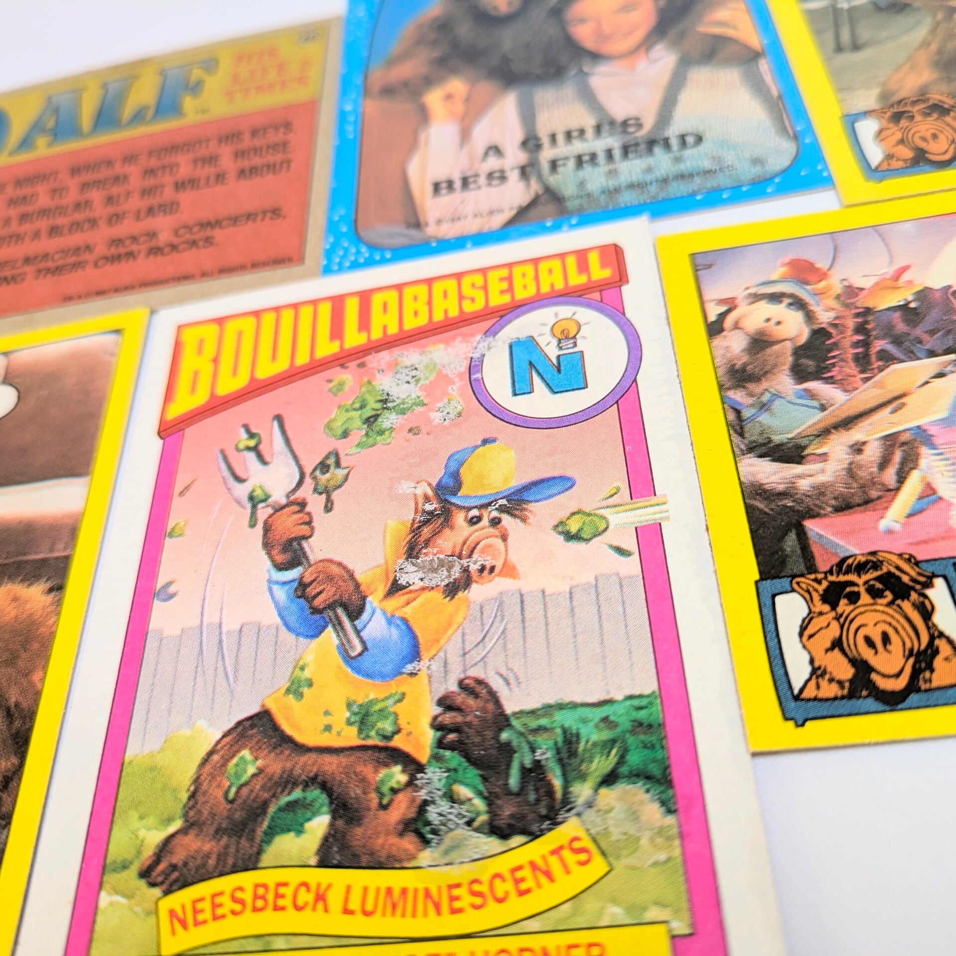 ☆送料無料！☆1987年製 Topps【 ALF（アルフ）Series 1 】VINTAGE