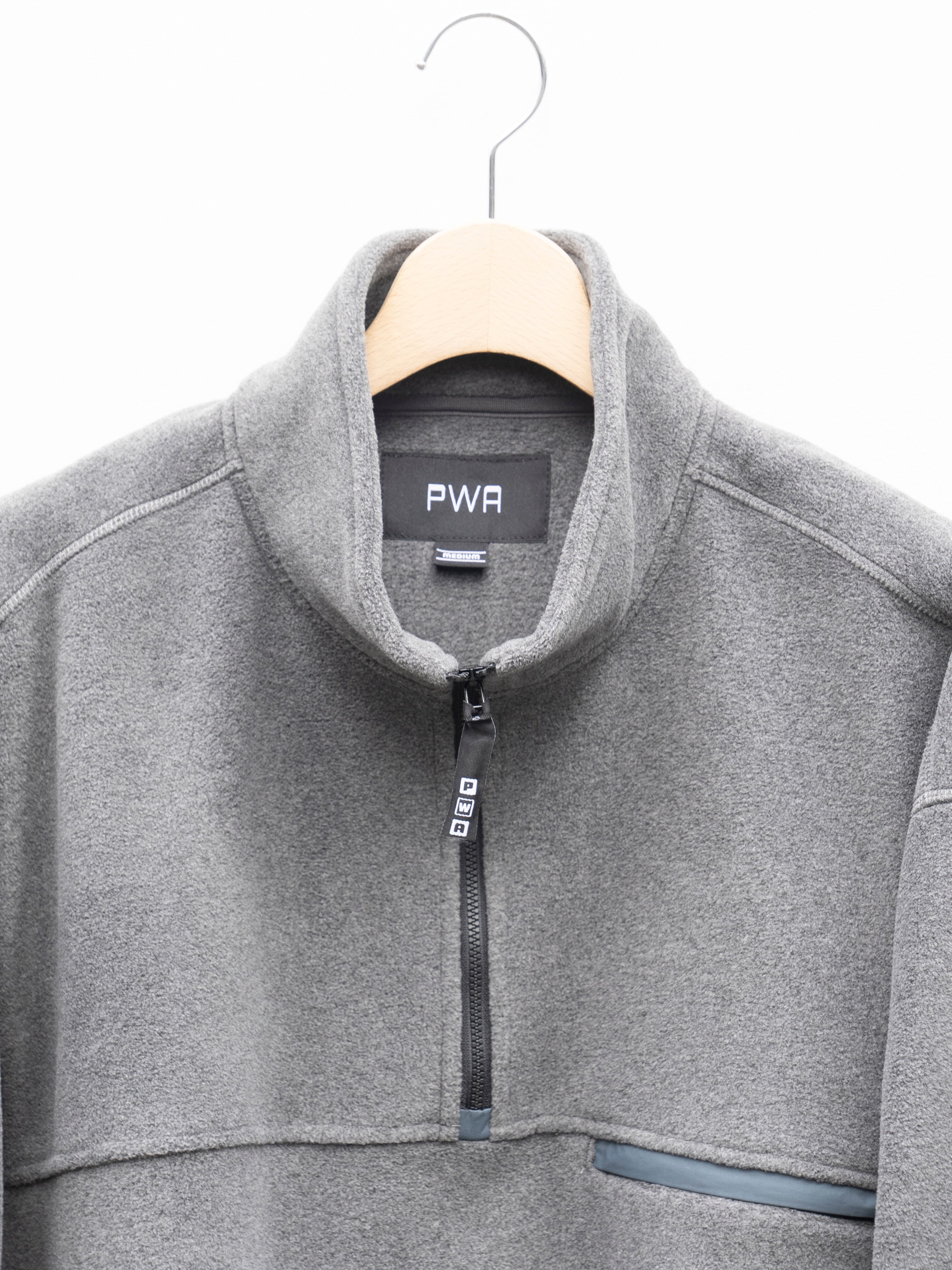 PWA POLARTEC RELAX P/O JACKET CHARCOAL P08C013-BZ04 | BEST PACKING 