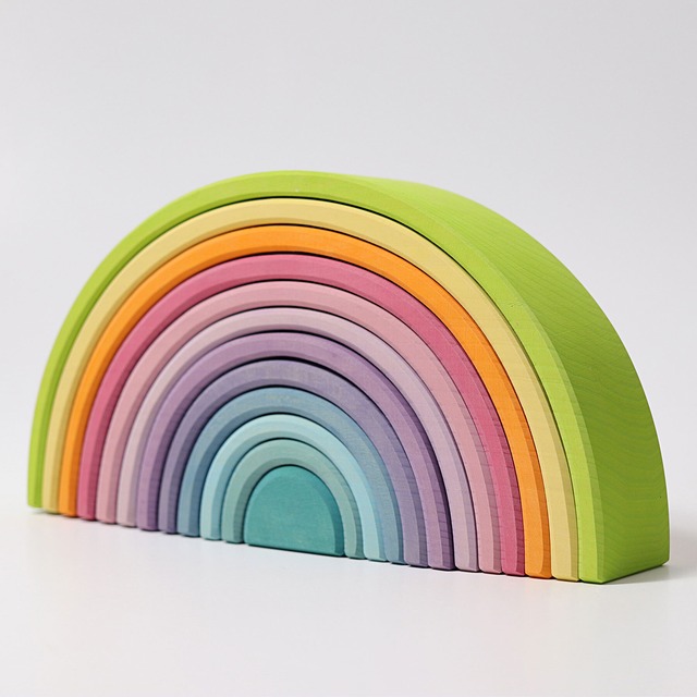 ［即納］Grimm's - Big rainbow pastel