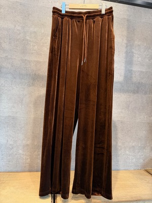 【ブラウン】ベロアPANTS