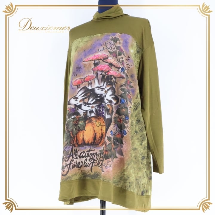 Tokuko 1er Vol トップス/長袖/ハイネック/花柄/新品 TOKUKO 1er VOL