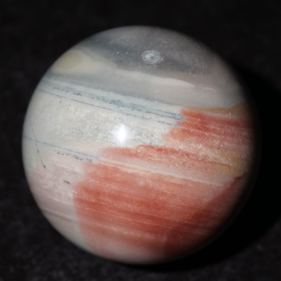 値下げ　レア　ポリクロームジャスパー　BIG スフィア　天然石 値下げ レア ポリクロームジャスパー BIG スフィア 天然石 - メルカリ