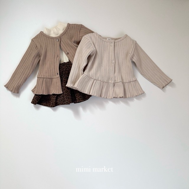 【予約/特典】mimi market / Snow Frill Cardigan