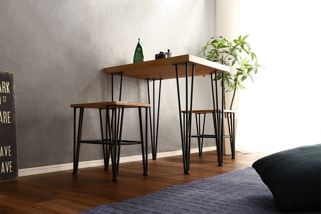 ヴィンテージダイニング3点セット【Umbure-ウンビュレ-】