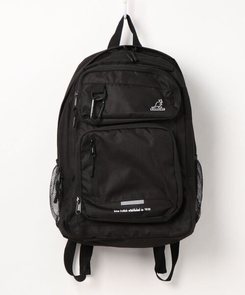 KANGOL (カンゴール) フロントポケット 多機能 リュック バックパック