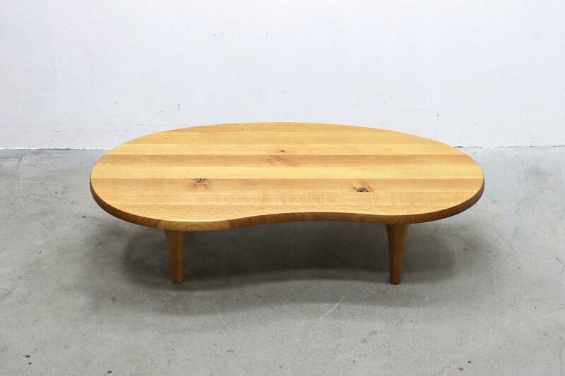 HIDA 飛騨産業キツツキ 森のことば 豆型 リビングテーブル センター