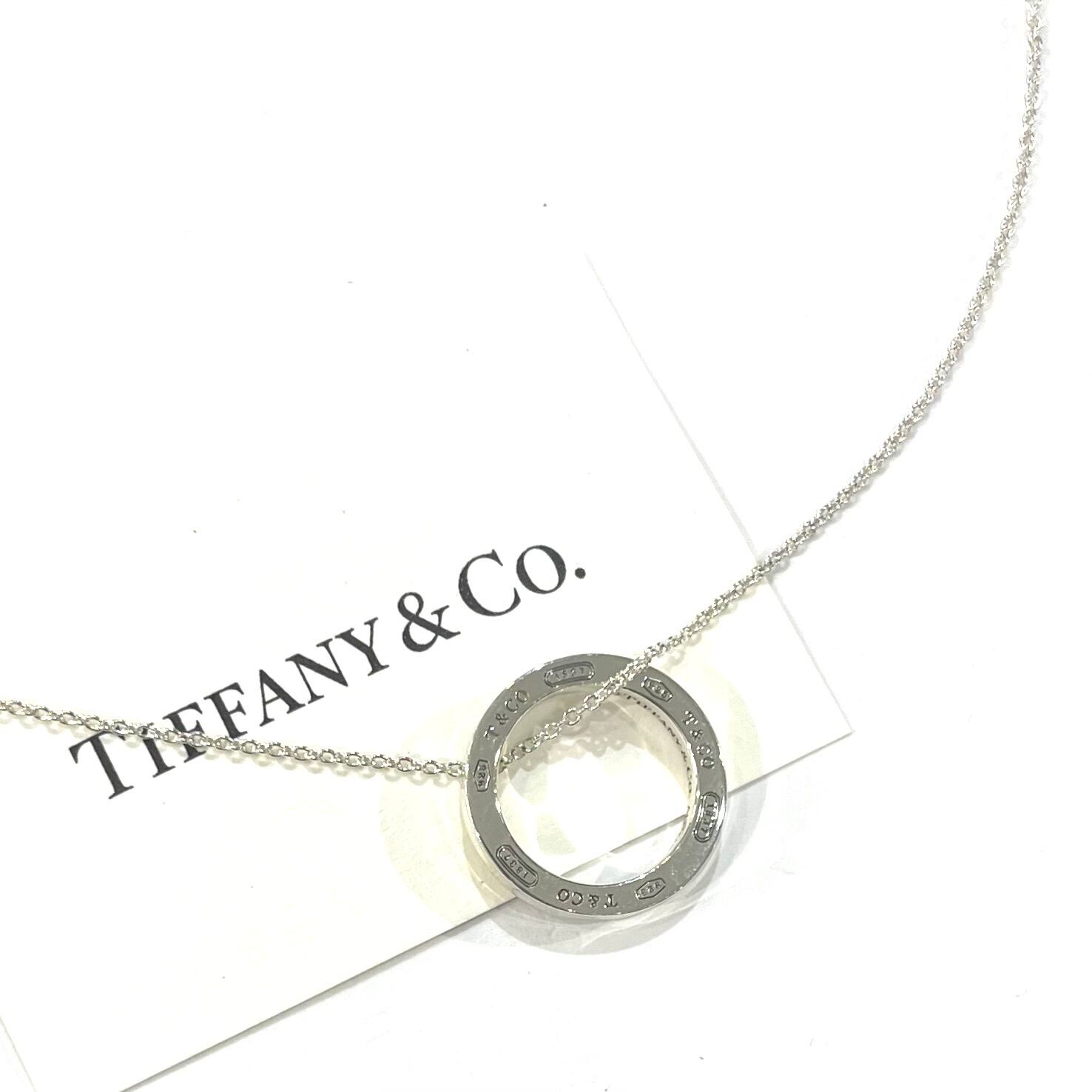 TIFFANY&CO.】2418 1837 ティファニー サークルリング ネックレス