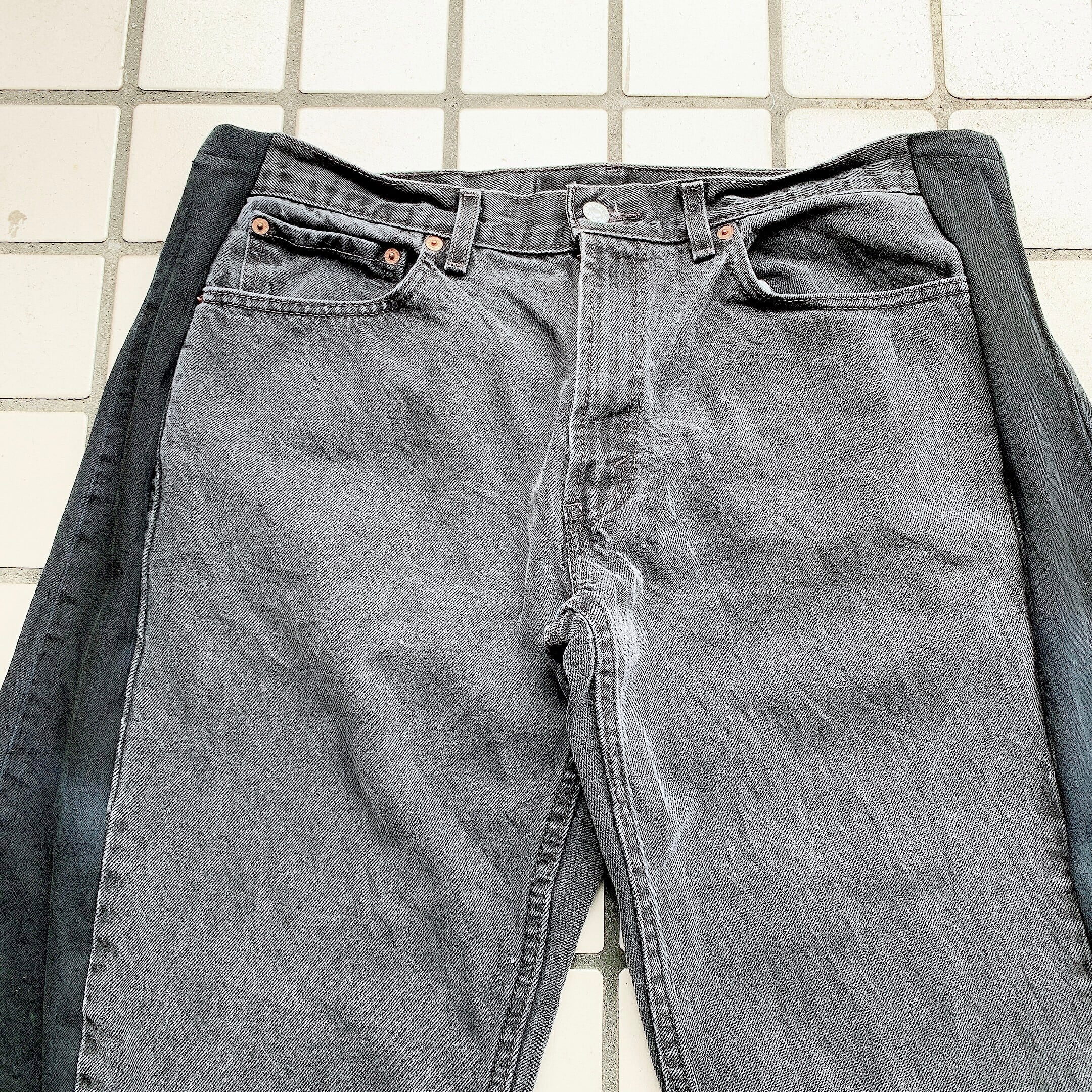 LEVI’S リーバイス リメイクデニム ドッキング フレアパンツ