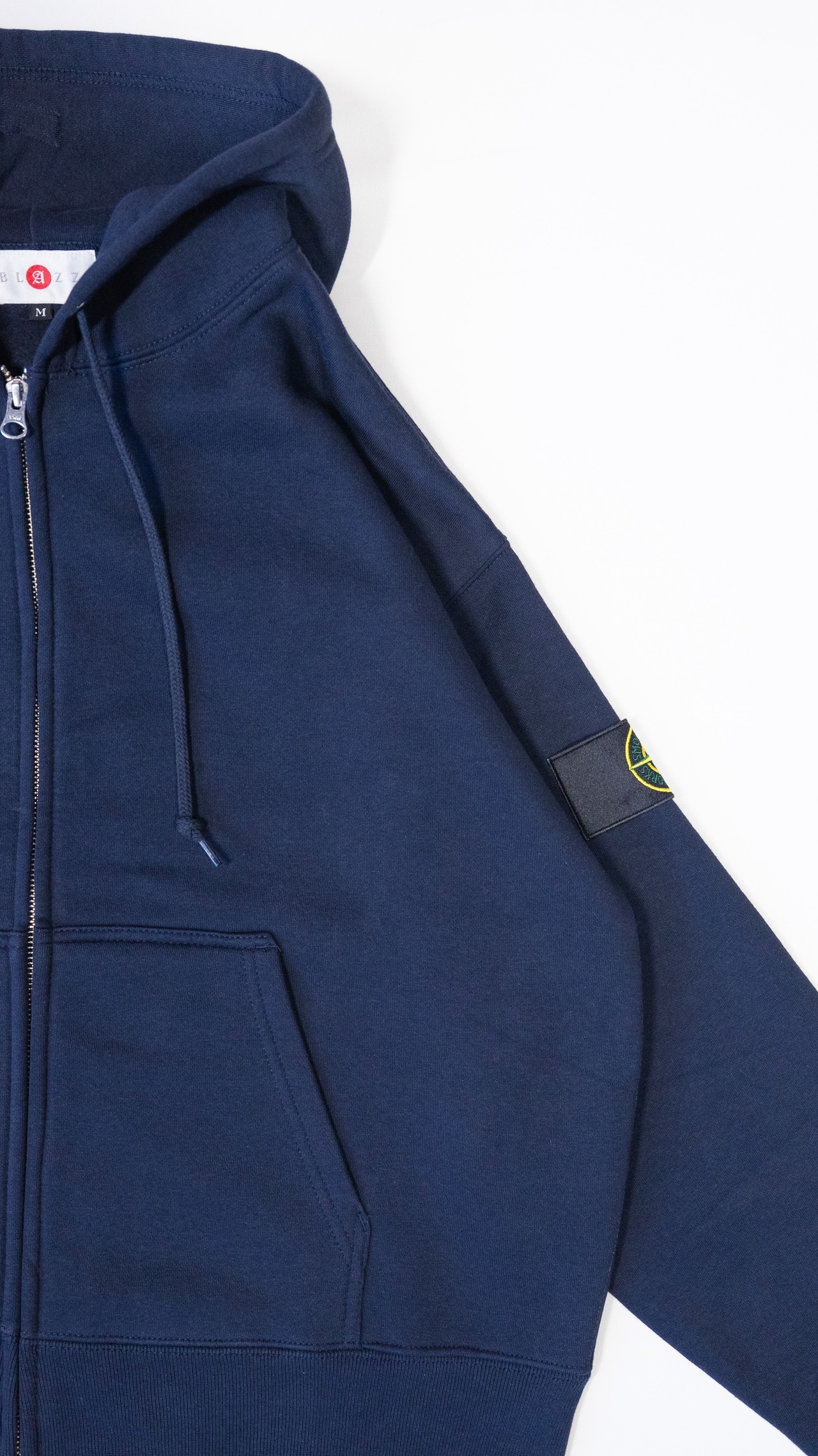 SMOKE ISLAND Zip-Up Hoodie [Navy]