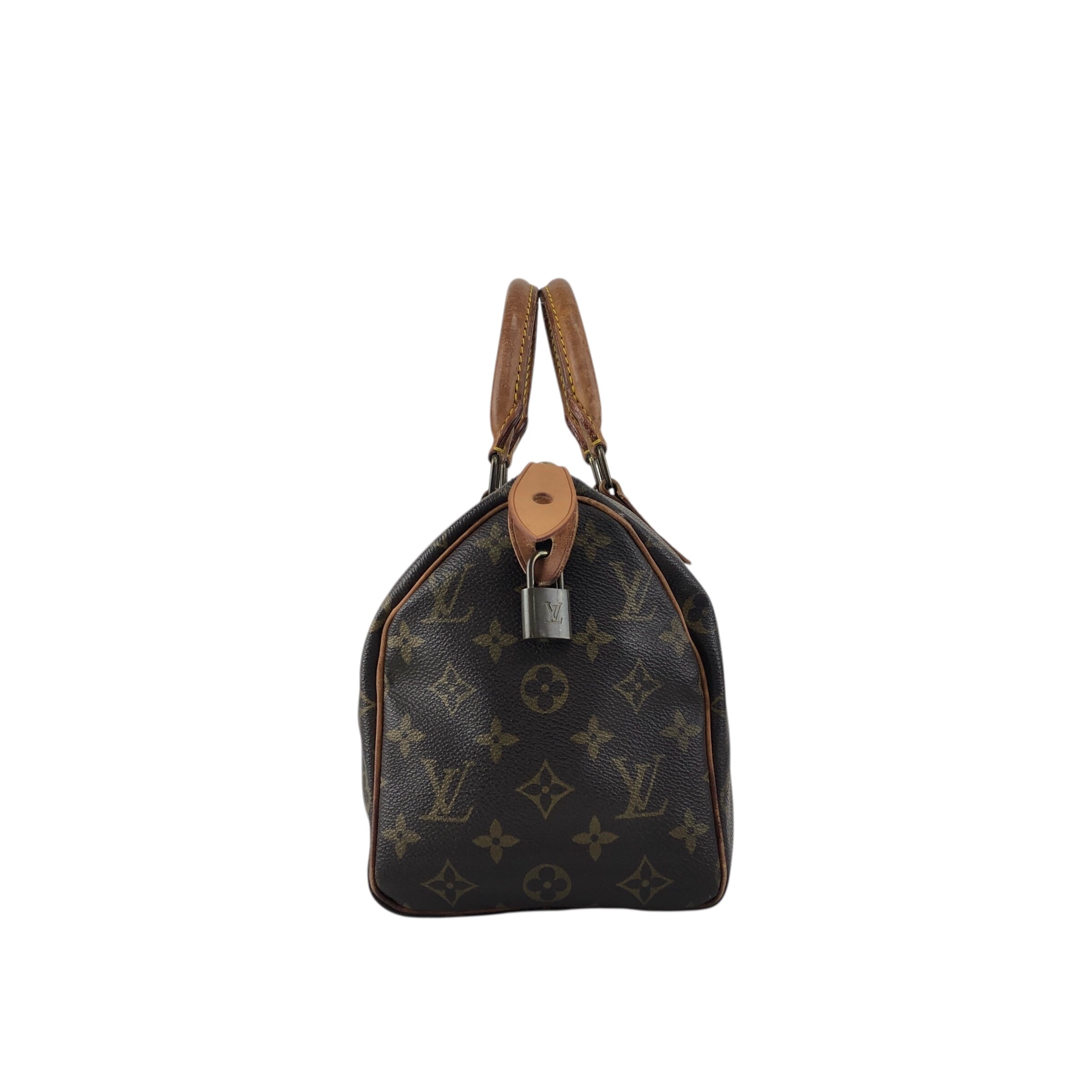 LOUIS VUITTON ルイヴィトン モノグラム ハンドバッグ ブラウン PVC