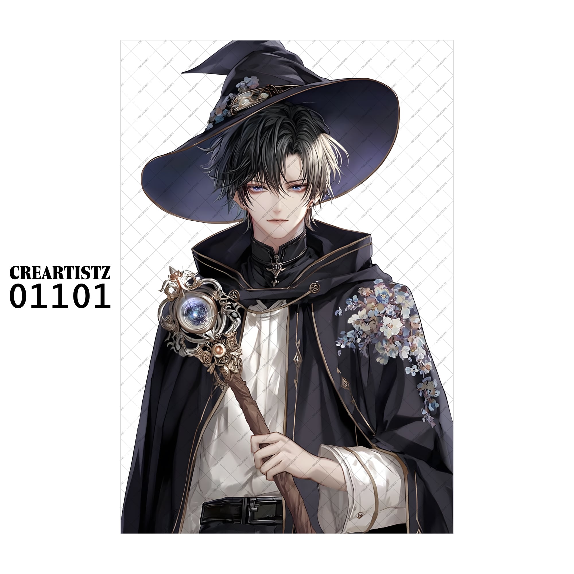 01101 ボーイ クール オリジナル ペーパー/ステッカー 4枚セット CREARTISTZ