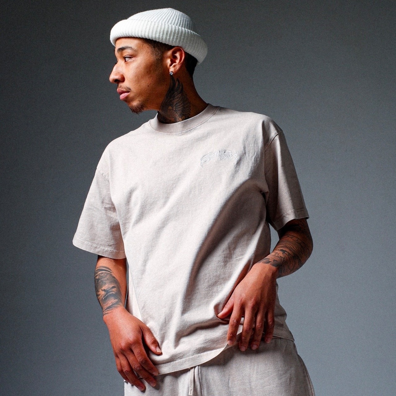 METAL SMALL LOGO HEAVYWEIGHT PIGUMENT TEE