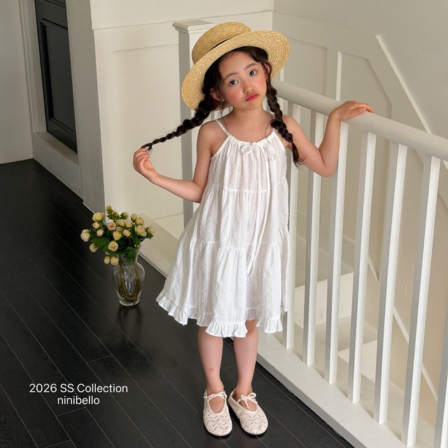 【6/18〆予約】<ninibello> Pure tiered dress