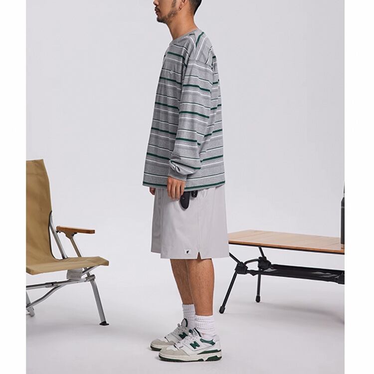 ★RETRO STRIPED BOTTLING SHIRT TOP　　　A0710