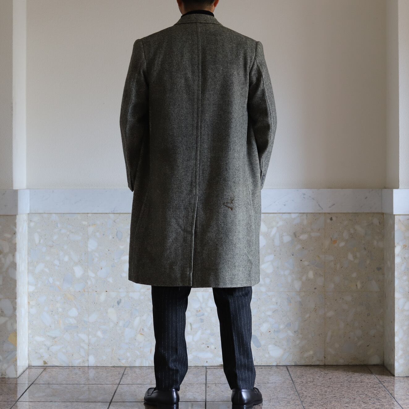 美品】30s MITSUKOSHI bespoke special vintage wool tweed Coat 
