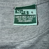 【THREE SKULLS】スケート グラフィック NHS緑タグ Tシャツ L