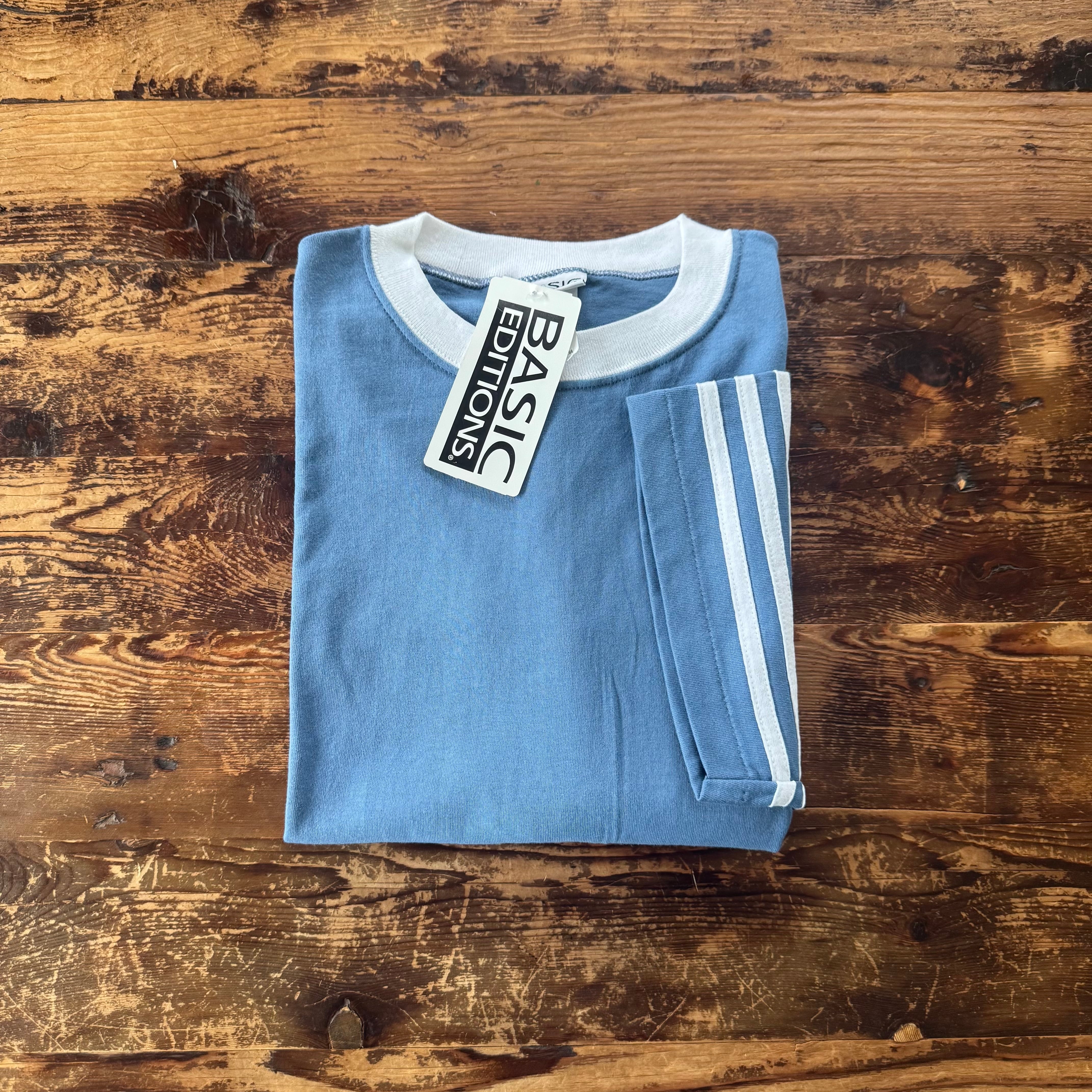 DEADSTOCK "BASIC EDITIONS" K-Mart Athletic Tee Football T-shirt /L