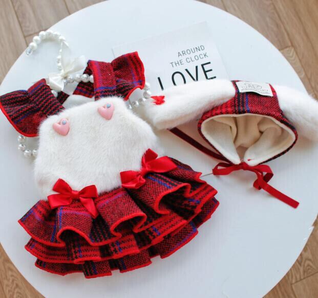 《予約》3101889 うさぎさんのもこもこワンピース