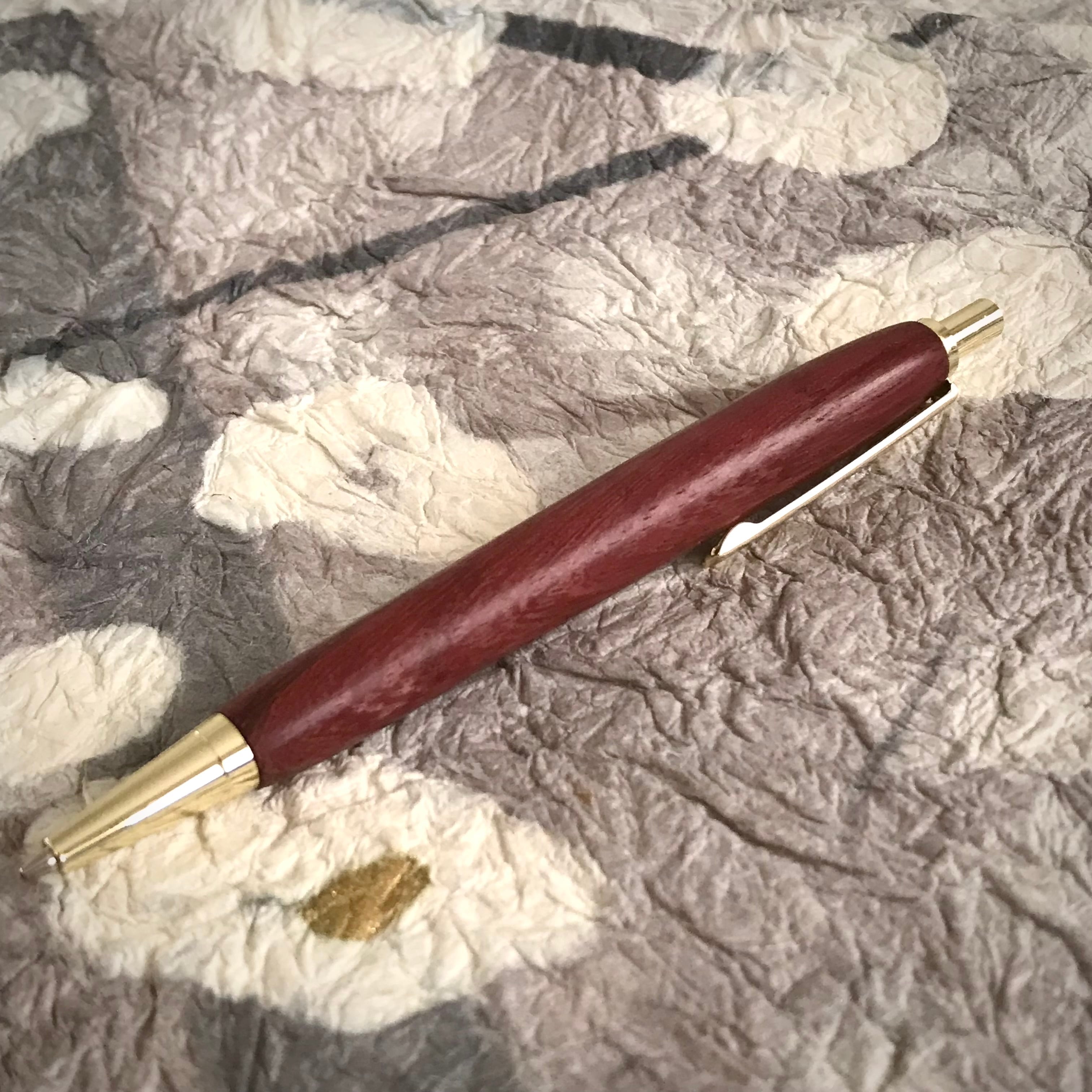 パープルハート オイル＆ワックス 銘木 シャープペンシル MP 木軸