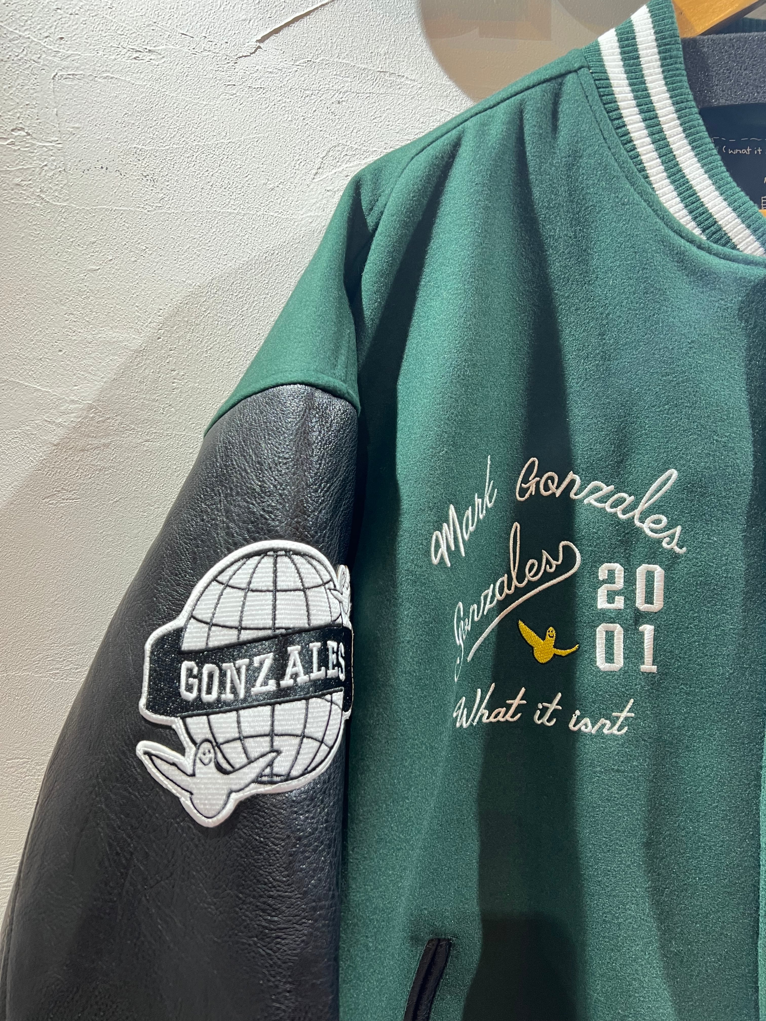 MARK GONZALES マークゴンザレス スタジャン GONZ LOGO STADIUM MARK GONZALES マークゴンザレス スタジャン GONZ LOGO STADIUM