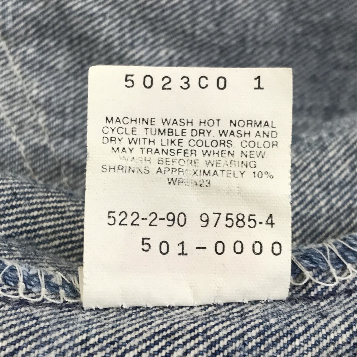 LEVI'S リーバイス 90年代 USA製 501- 0000 刻印 522 ブルー W28 L34